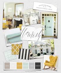 Mood Board Mint Mustard For The Traditional Mod Saffron Avenue Interior Design Mood Board Interior Design Projects Interior Design Boards