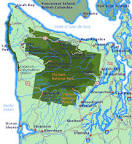 Image of Olympic National Park map