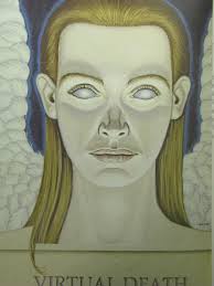 1st, signed by 2(author,intro), Virtual Death by Shale Aaron, Easton  Press,SFESF