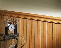 Chair rails add a sophisticated look to traditional style rooms. House Of Fara 8 Solid Red Oak Chair Rail Wainscot Moulding At Menards