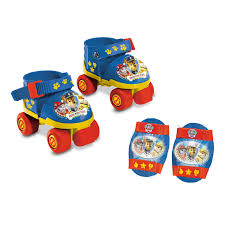 Paw Patrol Roller Skates With Protection Set Size 22 29 Thimble Toys