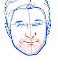 Printable brain anatomy neuroanatomy coloring page. How To Draw Patrick Dempsey Derek Shepherd Greys Anatomy Coloring Page Trace Drawing