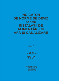 Indicator de norme de deviz pentru lucrari de reparatii de instalatii sanitare la constructii volum: Indicatoare De Norme De Deviz Matrix Rom