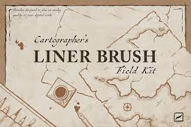 Cartographers Liner Brush Field Kit Cartographer Fantasy Map Teaching Maps