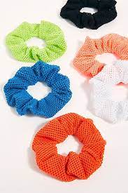 Fishnet Scrunchie Scrunchies Cool Scrunchies Velvet Scrunchie