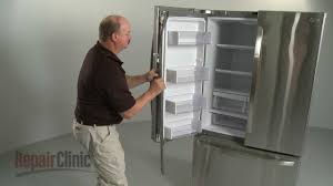 How do you replace a refrigerator door seal? Lg Refrigerator Door Gasket Retainer Left 4931jj2002f Youtube