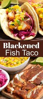 Remove the fish from the heat, and if desired, warm the tortillas in the same skillet over medium heat, cooking for about 30 seconds on each side. 10 Taco Spice Mix Ideas Recipes Taco Spice Blackened Fish Tacos