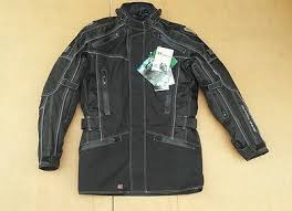 Frank Thomas Xti 2 Aquatec Motorcycle Jacket Black Blue Was