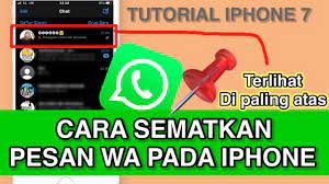 Check spelling or type a new query. Cara Menyematkan Pesan Wa Di Iphone Tutorialiphone Sematkanwhatsapp Antondancara Youtube