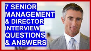 Explore finance interview questions for job seekers looking for positions finance. 7 Senior Manager Director Interview Questions And Answers Youtube