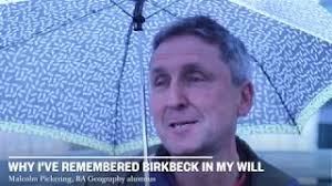 Why I've left a gift to Birkbeck in my will