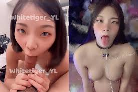 Twitter yellow short hair bitch [YLdogwt] milk 3P abyss giant hole urine  face dog chain tuning collection (1) -AVJB