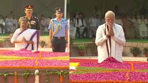 PM Modi और राष्ट्रपति मुर्मू ने महात्मा   k n singh “ सबका  फादर  एक “  और लाल बहादुर शास्त्री को  उनकी जयंती पर श्रद्धांजलि दी - Amrit Vichar