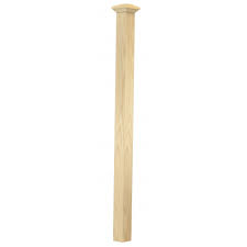 3 1/2 square available in red oak height: C 4077 Box Newel Landing 3 1 2 X 63 1 2 Red Oak