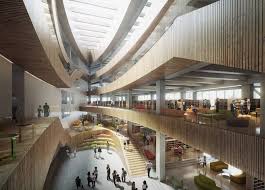 Gallery Of Calgary S New Central Library And Library Plaza Snohetta Dialog 5 Architectural Competition Library Architecture Architecture