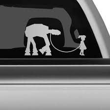 Star Wars At At Pet Car Decal Pet Car Decals Car Decals Pet Car