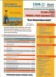 Akademi binaan malaysia wilayah sarawak. Peluang Program Latihan Kemahiran Belia Di Akademi Binaan Malaysia Wilayah Sarawak Pengajar
