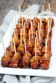 Bacon Wrapped Smokies Recipe Bacon Wrapped Smokies Bacon Wrapped Bacon Appetizers