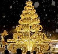 Shopping Mall Decoration Big 3D Christmas Tree LED Motif ...