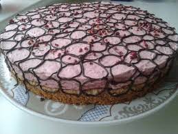 Hindbaer Cheesecake Pa Nodde Kikse Bund Pyntet Med Mork Chokolade Nodde Kiksebund 175g Mandler 150g Digestive Kiks 1tsk Van Mad Ideer Dessert Cheesecake