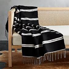 Black And White Throw With Tassels Jema Black And White Throw With Tassels Reviews Cb2 White Throw Blanket White Throws Black Throws