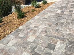 Quarry stone versailles belgian stone classic cobble Calstone Quarry Stone Sierra Granite Paver Driveway Pavers Backyard