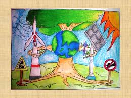 Kids Are Learning Energy Conservation And Creating Artistic Drawings To Prove It Us Power And Light In 2020 Drawing Competition Energy Conservation Poster Energy Art
