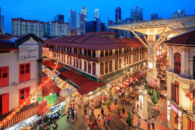 Mga resulta ng larawan para sa Chinatown in Singapore, upper level center"