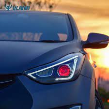 The Item Is Vland Hyundai Elantra Head Lamp The Color Is Black Housing Vland Carlamp Ledheadlamp Ledheadlight Ledtailligh Hyundai Elantra Elantra Hyundai