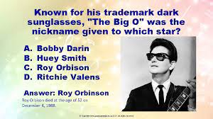 Perhaps it was the unique r. 1950s Music Trivia Quiz Copyright Www Qualityagingcom Au