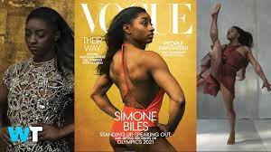 Simone biles graces the august cover of vogue, and with the postponement of the 2020 olympics, she reflects on her gymnastics journey, negative comments about her body, being a black gymnast. Vogue Under Fire Over Simone Biles Cover Shoot Youtube