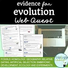Evidence For Evolution Webquest In 2020 Evolution Distance Learning Evolution Activities