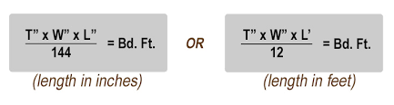 The calculations that are provided are estimates based on averages. Woodworkers Source Board Foot Calculator Definition
