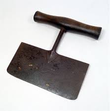 But close behind these essential kitchen items were certainly wooden spoons, to stir that paste as it bubbled in a clay pot over an open flame. Antique Kitchen Tool Utensil W Gilpin Cannock Stafford Herb Cutter Chopper Circa 1880 Country