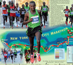 Geoffrey Mutais New York Marathon Course Record By The Map