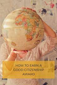 Earning A Good Citizenship Award
