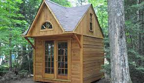 These wonderful small cabin bunkie kits are a whole new standard in backyard bunkie designs. The Bala Bunkie Bunkhouse Kit Summerwood Products