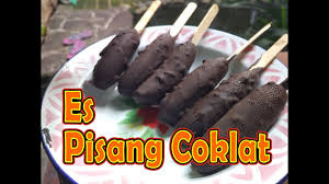 Campur bumbu halus, bumbu lain. Resep Dan Cara Membuat Es Pisang Coklat Menempel Sempurna Youtube