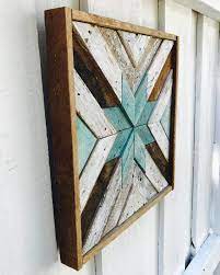 Any Size Square Rustic Wood Wall Art Star Wooden Wall Art Etsy Rustic Wood Wall Art Wood Projects That Sell Rustic Wood Walls