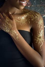 Gold Henna Detail Gold Henna Henna Gold Tattoo