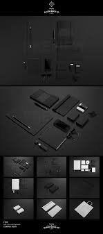 Black Branding Identity Stationery Mock Up By Synthdesign Graphic Design Branding Graphic Design Packaging Corporate Identity Design