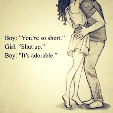 It doesn't have to be pen and paper to draw things, we've all got pcs and smartphones these days. Cute Drawings Boy And Girl Short Girl Problems Short Girl Quotes Short Girls