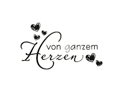 Stempel Von Ganzem Herzen Zitate Herz Stempel Lettering