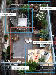 Check out the small storage bench on the upper left. Small Balcony Ideas To Help You Make The Most Of Your Outdoor Space Posh Pennies