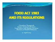 Untuk maklumat lanjut, sila muat turun dokumen di bawah: What Is Food Regulations 1985 Food Regulations 1985 Is A Subsidiary Legislation Course Hero