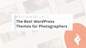 Sep 24, 2020 · to create an online wedding photography contract/booking form like this, all you need is a wordpress site and the wpforms plugin. 13 Wordpress Themes For Photographers Curated List For 2021 Fuel Your Photos