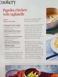 Slimming World Paprika Chicken With Tagliatelle Paprika Chicken Slimming World Recipes Slimming Eats