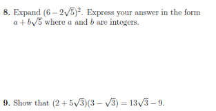 Surds Review Worksheet No 2 With Solutions Worksheets Math Worksheets Math