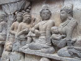 Buddhist S Relief On Borobudur Temple Magelang Indonesia Patung Borobudur Temples