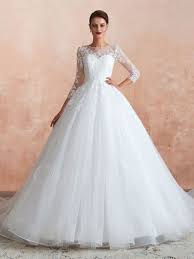 Check spelling or type a new query. Prinzessin A Linie Brautkleid Weiss Tull Spitze Mit Armel Hochgeschlossen